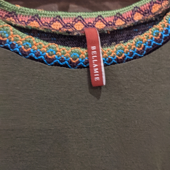 Bellamie, Green Tunic, Gorgeous detail, size medium - Picture 4 of 5
